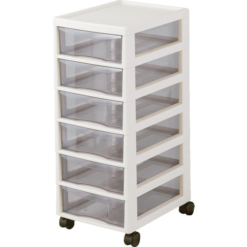 JEJ Astage Apros A4 Deep 6 Drawers Ivory APLOSA4FUKA6 1 Unit