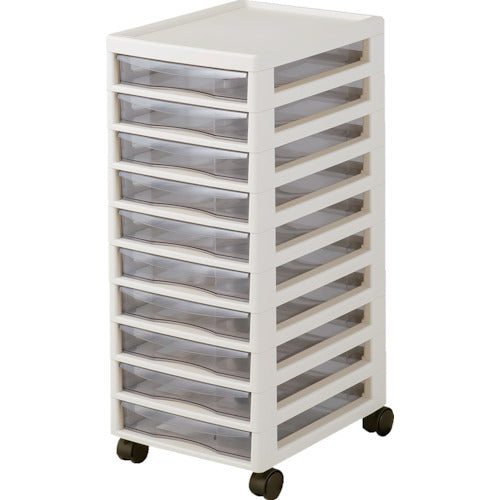 JEJ Astage Apros A4 shallow 10 drawers Ivory APLOSA4ASA10 1 unit