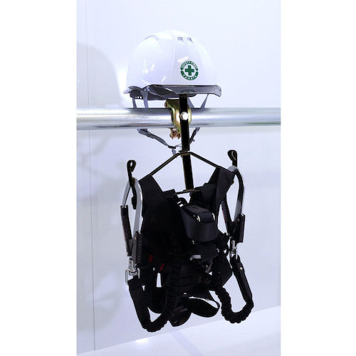 グリーンクロス 安全ラック フルハーネス タイプ01 ヘルメット台座付き 1122600001 1 個