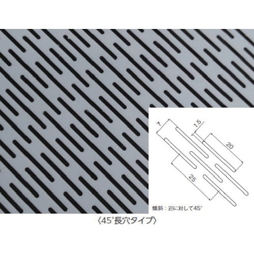 フロンケミカル フッ素樹脂(PTFE)特殊パンチングシート1.0t×300×500【単位はPk】 NR5016-004 1 枚
