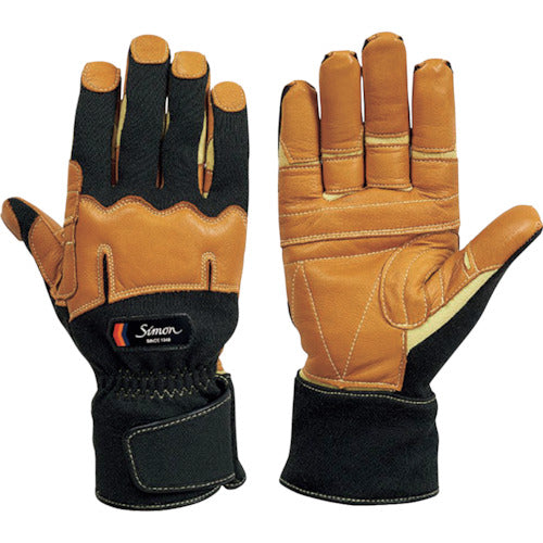 시몬 방화 장갑(방수 타입) KG-190BK 3L KG190BK-3L 1쌍