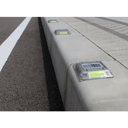 CATEYE Luminous Eye Mighty C Long-life solar-powered flashing light, single-sided, red, LE-260C-R2, 1 unit