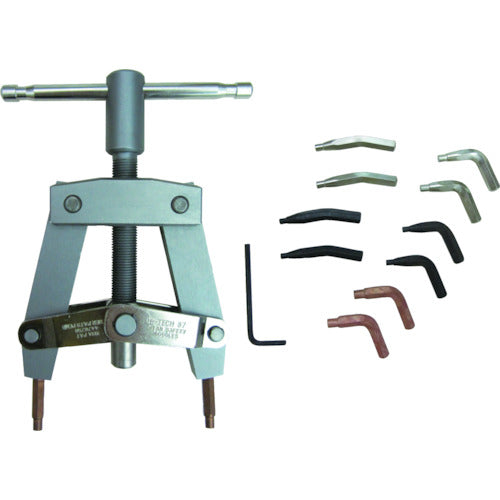 ラングツールズ スナップリングプライヤー(T型ハンドルタイプ・替爪式・軸穴兼用) 87 1 丁