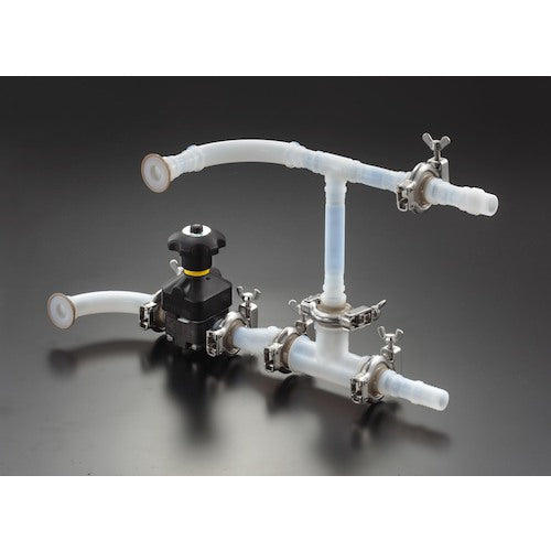 フロンケミカル フッ素樹脂(PFA)サニタリー偏心ヘルールレデューサー1S×1.5S NR2123-001 1 個