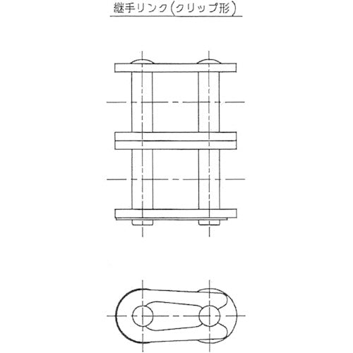 ENUMA EK50D−2列クリップタイプジョイントリンク EK50D-2 SPJ 1 個