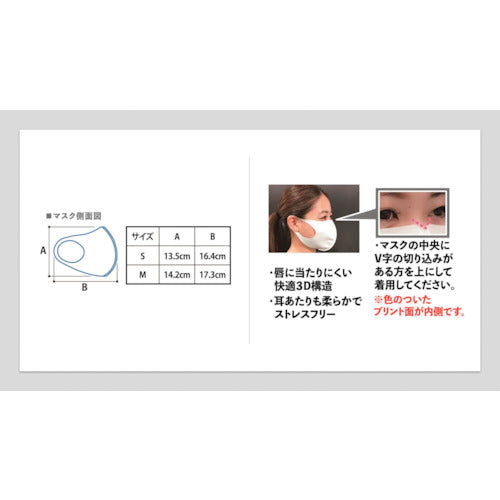 リベルタ 【売切商品】“氷撃” エチケットマスク S 2021 FT-25153656 1 枚