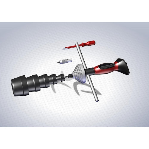 RACODOON Hole Punch Set of 34 with Seal Ring Cutter RJ260P 1 S