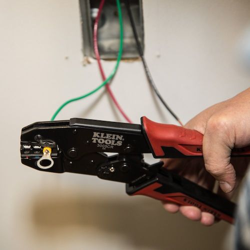 KLEIN ラチェット式圧着工具 10−22AWG 3005CR 1 丁