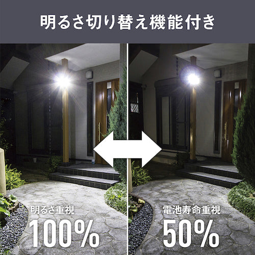 RITEX 5W 3-bulb free-arm type LED solar sensor light S-330L 1 unit