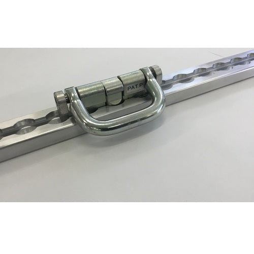 allsafe エアラインレール用端末金具 クワトロスタッドフィッティング100 QS100 1 個