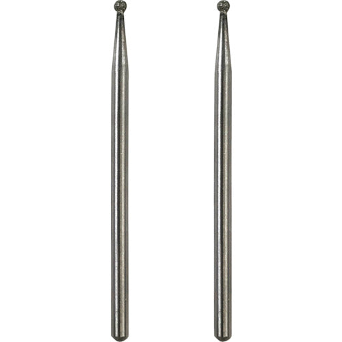 PROXXON Micro Grinder Tip Tool Diamond Bit 2 Pieces Round 1.8mm 28222 1 S