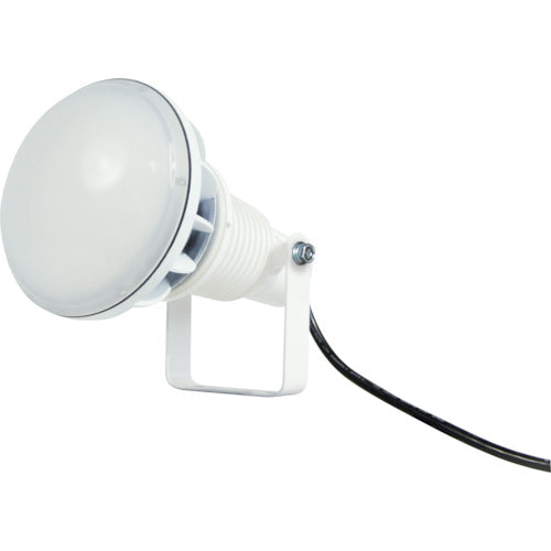 NICHIDO Eco Big LED floodlight 50W permanent installation type daylight white wire 1.5m body white AFL-E50J-W 1 unit