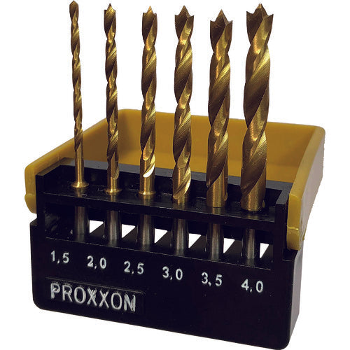 PROXXON Micro Grinder Tip Tool Center Drill 6-piece Set with Holder 26876 1 S