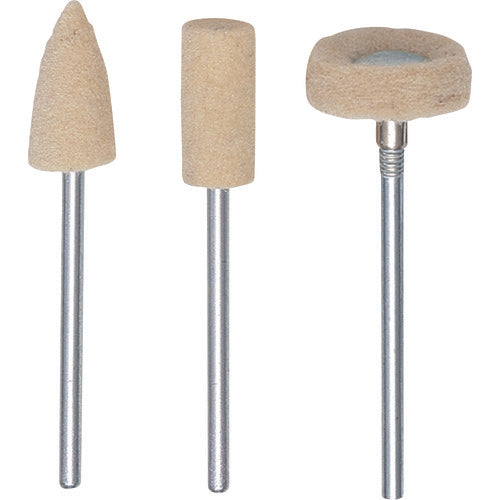 PROXXON Micro Grinder Tool Pure Wool Buff Set of 3 28800 1 S