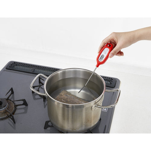 TANITA デジタル温度計TT508NRD TT-508N-RD 1 個