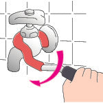 KAKUDAI Faucet Removal Wrench 6040 1 pc