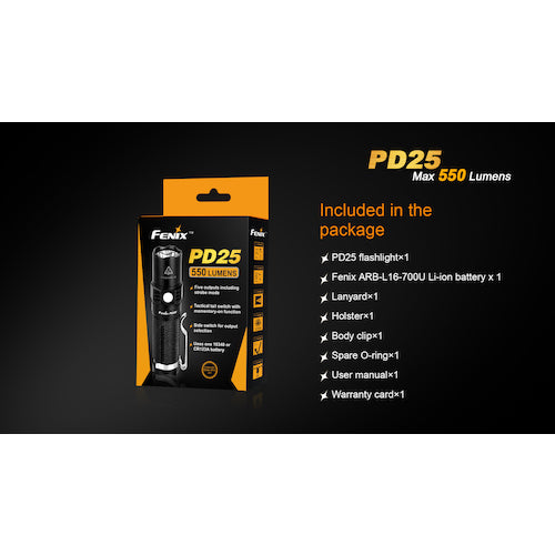 FENIX LED 라이트 PD25 1개