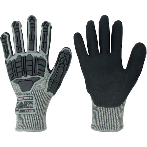 KARBONHEX 내절창성 내충격성 장갑 KX-91J L KX-91J-L 1 쌍