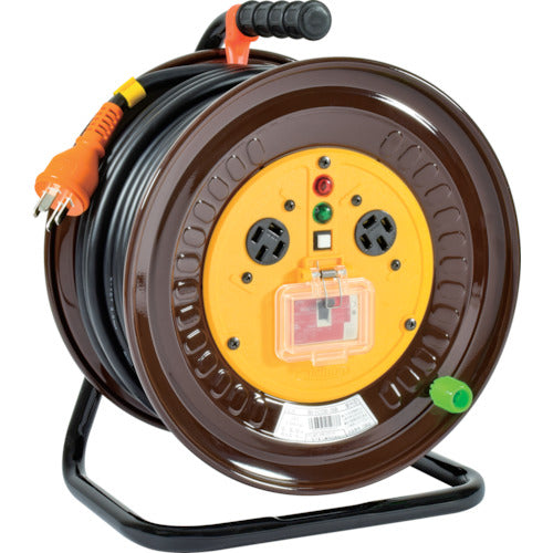 NICHIDO 전공 드럼 3상 200V 과부하 누전 보호 겸용 차단기 부착 30m ND-EC330-20A 1대