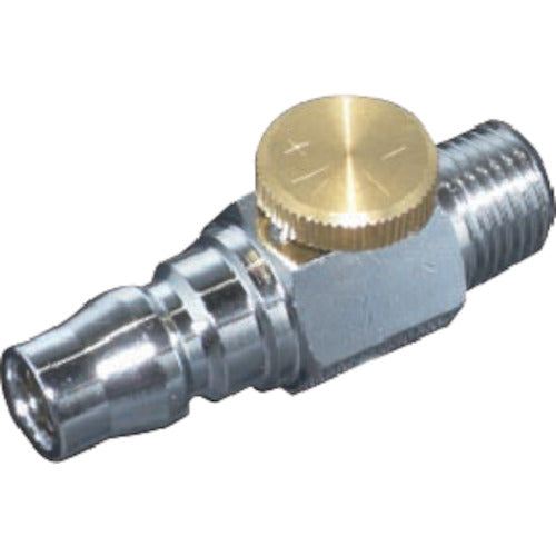 야마토 금속 커플링 유량 조정 부착 커플링 플러그(암나사 설치용) BLY22-PMT 상대측 설치 사이즈 Rc1/4 BLY22-PMT 1개