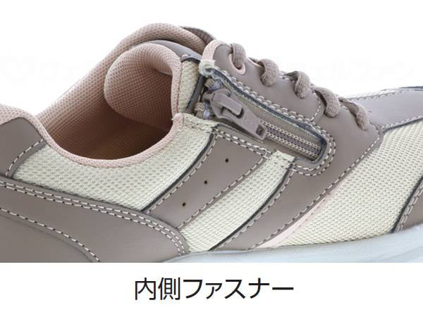アシックス商事RAKUWALK ベーシックレース RL-9191 ラベンダー 24.5