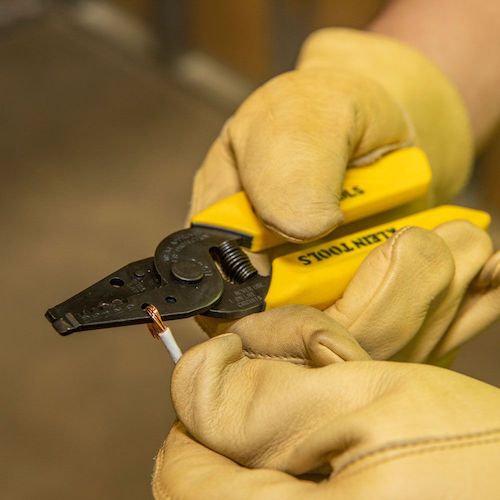 KLEIN Heavy Duty Pliers, Eccentric Type, 200mm + Wire Stripper, 160mm, Campaign Set, D2000-7+11045SET, 1 Piece