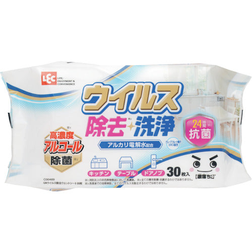 LEC 激落ちくんウイルス除去ウエットシート30枚 C00489 1 PK