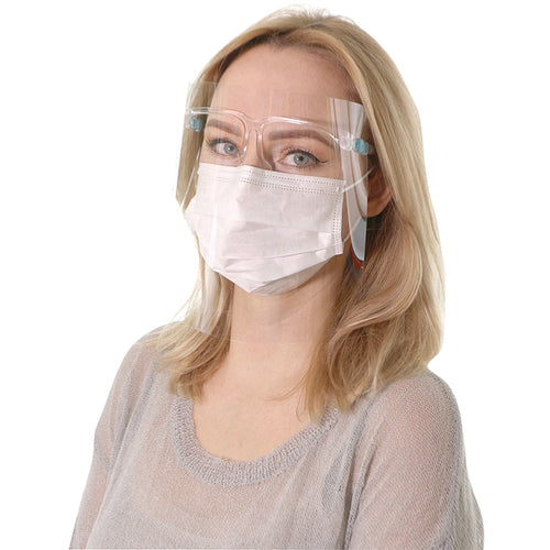 CAR-BOY Glasses-type Face Shield 10 Frames + 10 Shields FM-23 1 Box