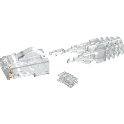 PANDUIT Cat6 모듈러 플러그 도체 직경: 23~24AWG 단선·꼬임선 공용 3피스 구조 100개들이 SP688E-C SP688E-C 1봉