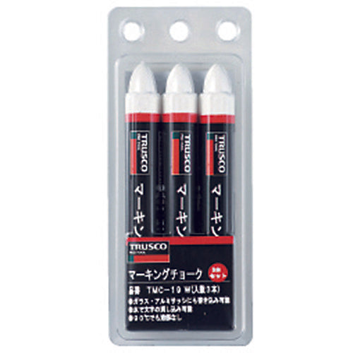 TRUSCO 마킹 초크 화이트 3개 입 TMC-19-W 1 PK