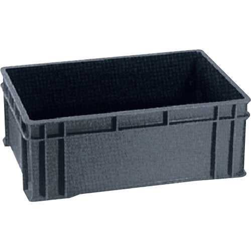 サンコー 導電性コンテナ 674051 テンバコED−24 67405100BK 1 個