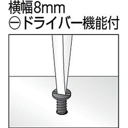 TRUSCO ウォーターポンププライヤー ドライバー付き TDWP-250 1 丁