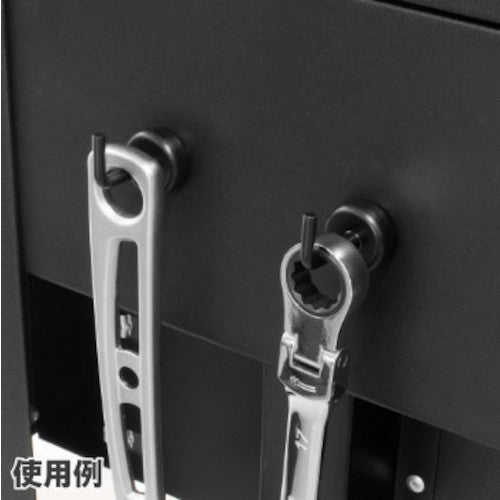 アストロプロダクツ AP 強力マグネットフック ブラック (2個入) 2003000009415 1 S