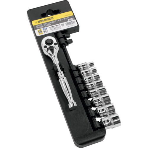 アストロプロダクツ AP 1/4DR ラチェットセット スタンダード TS289 9点 2002000032898 1 S