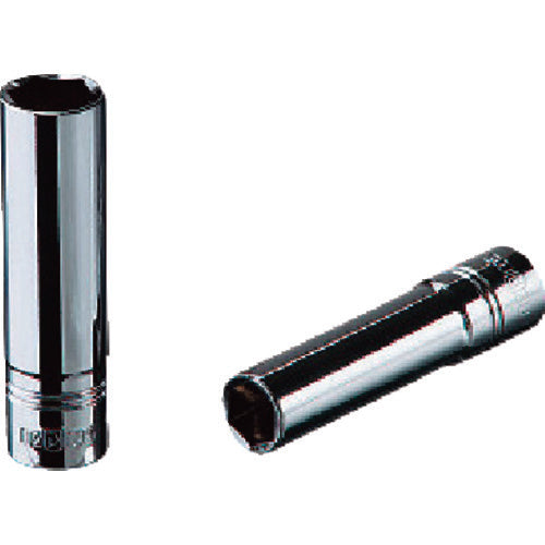 nepros 6.3sq.ディープソケット(六角) 対辺寸法1/2インチ 全長50mm NB2L-1/2 1 個