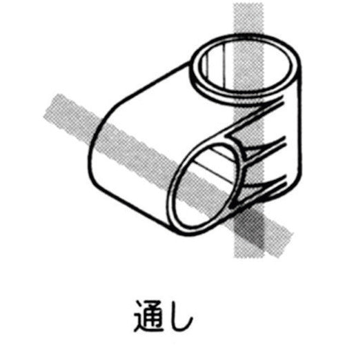 YAZAKI プラスチックジョイント J−150B S アイボリー クロス用 イレクター Φ28用 J150BSIVO 1 個