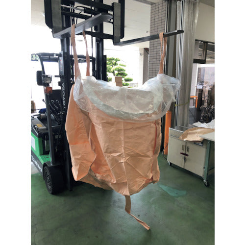 Yutakamake Flexcon Bag, No discharge port, with inner bag, diameter 1100mm x height 1100mm, 1000kg, W-630, 1 piece