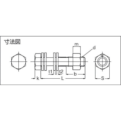 SDC Stainless Steel Current Insulation Bolt SZ20085 1 pc