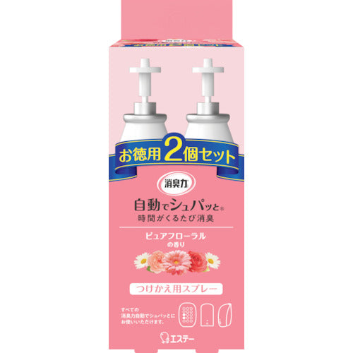 에스테이 탈취력 자동으로 슈퍼와 갈아 2개 세트 퓨어 플로랄의 향기 ST12679 1개