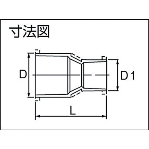エスロン TS継手 径違いソケット 30X20 TSS302 1 個