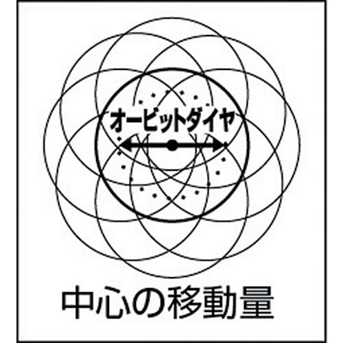 SI Double Action Sander Magic Sheet Type Paper Size 125mm SI-3111M 1 unit