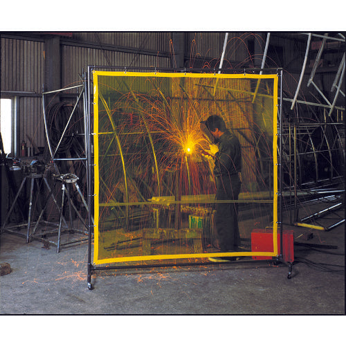 TRUSCO Welding Shade Fence 2020 Type Single Unit Yellow YFA-Y 1 Unit