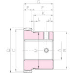 KHK ギヤカップリング内筒GC2−20SJ35 GC2-20SJ35 1 個