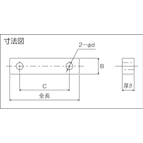 TRUSCO Mold Opening Prevention Plate Red T-OOPP-C70-R 1 pc