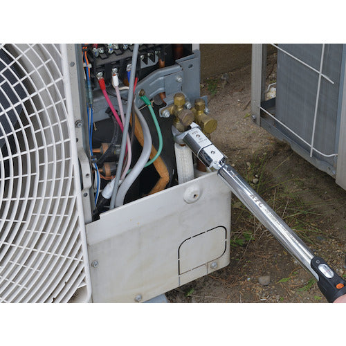 KTC 差込角9×12mm ヘッド交換式トルクレンチセット(デジタル式) トルク調整範囲20〜100N・m 全長415mm TGW100103 1 S