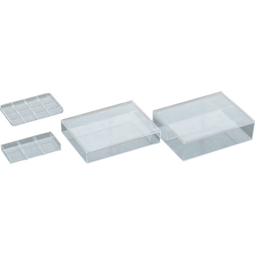 나비 플라스틱 지속성 투명 대전 방지 케이스 뚜껑 부착 EBS1 781392 1개