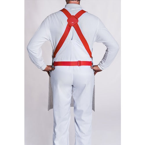 EUROFLEX 突き刺し防止・耐切創ステンレスクサリエプロン 85X55cm EFL8555 1 枚