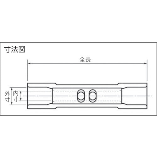 TRUSCO 環境配慮形絶縁被覆付圧着スリーブ(B形)20個入 内寸1.7外寸3.8 T-TMXBP-1.25 1 PK