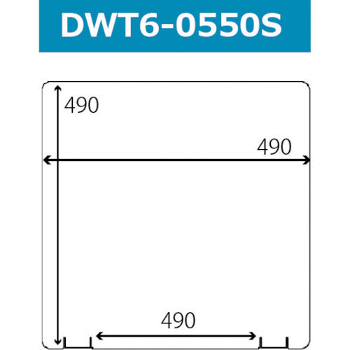 다이 이치 오미야 드 월 DWT6-0550S 490X490H 대치 플랫 타입 DWT6-0550S 1 장