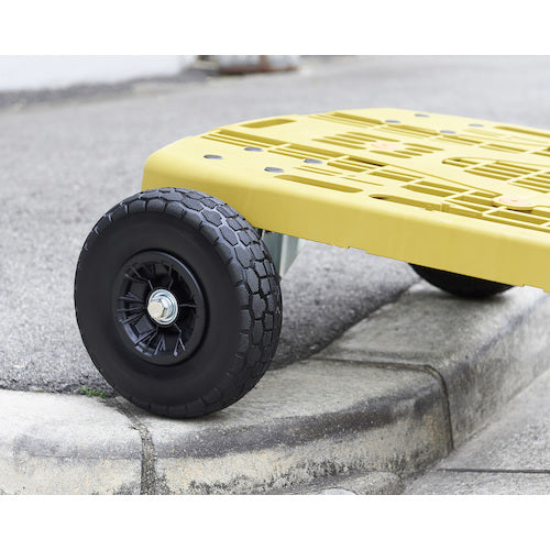 TRUSCO Plastic Cart Kartio Big Off-Road 900X600 Puncture-Free Tire Blue MPK-906N-OR-B 1 Unit